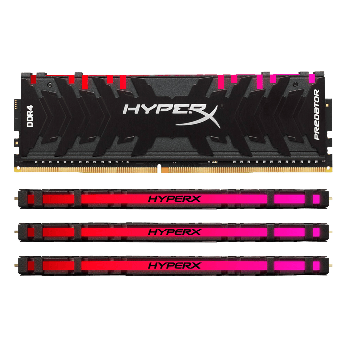 HyperX Predator RGB 128GB (4x32GB) DDR4 3200MHz CL16 HX432C16PB3AK4/128
